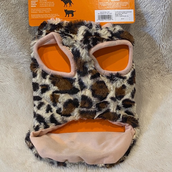 Hyde and Eek! Boutique Halloween Cat Dog Pet Hooded Leopard Costume Size XS NWT - Picture 4 of 5